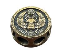 Pendentif Coléoptère En Métal Pour L'artisanat Et La Fabrication De Bijoux En Paracorde Accessoires Culturels Uniques Charme De Perles Porte-clés Unisexe En Forme D'insecte