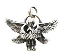 Pendentif Collier Ange | Collier Pendentif personnalité pour Hommes et Femmes - Seraphim Pray Pendentif Ange Gardien Collier Aile Pendentif Longue Chaîne Cou pour Cadeaux