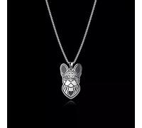 Pendentif Collier Fait à la Main Bouledogue français Bijoux Pendentif et Collier Chiot Amoureux des Animaux Cadeau pour Les Femmes