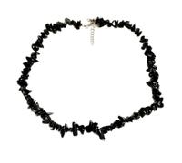 Pendentif, collier, personnalisable, collier avec pendentif en cristal, collier délicat en pierre de cristal bohème naturel, onyx noir, pierre écrasée, amulette Reiki, collier chakra, chaîne d'amitié