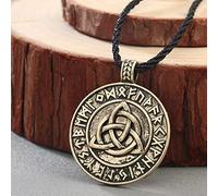 Pendentif Collier Rune Amulette Trinitaire Trinité Noeud Charme Punk Collier Slave Bijoux cotillons