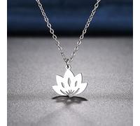 Pendentif Colliers nénuphar pendentifs chaîne Tour de Cou Bijoux Mode Collier pour Femmes Bijoux Cadeaux de fête de Mariage Cadeau de Noël