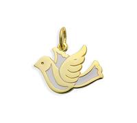 Pendentif colombe de la paix en or 333 8 carats (art. 206044), Or jaune