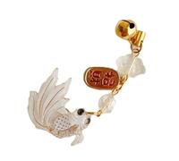 Pendentif coloré en forme d'étoile de poisson en perles faites à la main en acrylique robuste accessoire de mode pour un look tendance et un usage quotidien porte-clés robuste