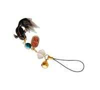 Pendentif coloré en forme d'étoile de poisson en perles faites à la main en acrylique robuste accessoire de mode pour un look tendance et un usage quotidien porte-clés robuste