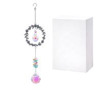 Pendentif Commémoratif pour Animaux de Compagnie, Collier Personnalisé avec Empreinte, Bijou Souvenir Coloré pour Chien, Attrape-soleil pour Chat, Cadeau de Souvenir en Cas de Décès d'un Animal