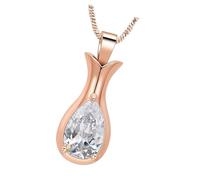 Pendentif commémoratif pour les amoureux des animaux de compagnie, bijoux d ' urne de crémation en acier inoxydable avec scellé, breloque pour souvenir d ' urne pour animaux de compagnie, bijoux