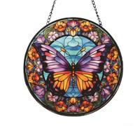 Pendentif couronne florale améliorée avec contour circulaire coloré pour les occasions festives, les fêtes d'anniversaire et les fêtes de fin d'année (YK063)