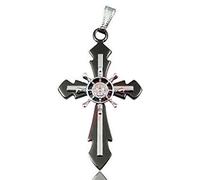 Pendentif Croix Chrétienne Barre de Bateau | Chrétien Catholique Protestant Orthodoxe évangélique Crucifix CameleonShop
