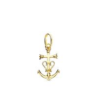 Pendentif Croix de Camargue en Or 9 carats de 20 mm.