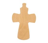Pendentif Croix en Bois, Bijoux de Décoration, Collier de Prière Chrétienne Catholique, Pendentif Croix Chrétienne en Buis, Bandes Décoratives