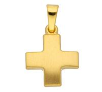 Pendentif Croix Or 8 K (333) - B. 11,1 mm - h. 11,1 mm