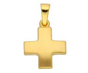 Pendentif Croix Or 8 K (333) - B. 11,1 mm - h. 11,1 mm