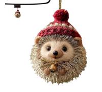 Pendentif d'arbre de Noël en forme d'animaux 2D en acrylique