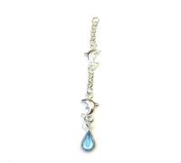Pendentif dauphins argent 925 longueur 60mm - RC005374