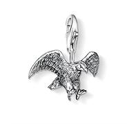 Pendentif De Charme d'aigle Volant, 925 Pendentif De Charme en Argent Sterling pour Bracelet Collier Femme Homme Fille Cadeau (Color : A)