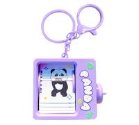 Pendentif de machine de jeu de dessin animé, machine de jeu d'animation - Porte-clés de machine d’animation de tournage de page - Porte-clés Anti-perte pour jouets tournant les pages d'animation, pour