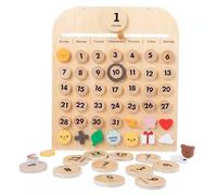 Pendentif De Mémoire De Vie Pour Vacances Cognitives, Jouets En Bois Ins Pour Chambre D'Enfants, Cadeaux, Calendrier Nordique En Bois, Jouets Éducatifs Précoces Pour Enfants