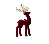 Pendentif de Noël à paillettes à suspendre pour sapin de Nouvel An 2024, cadeau floqué, décoration d'intérieur, pendentif élan