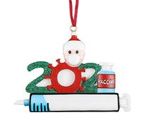 Pendentif de Noël à suspendre avec nom de famille pour poupée, Père Noël, bonhomme de neige, cadeaux de bénédiction de vacances, pendentif bonhomme de neige