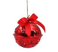 Pendentif de Noël à suspendre - Clochettes en métal à suspendre - Cloches décoratives en tôle - Décoration de Noël pour fenêtre, porte et sapin de Noël