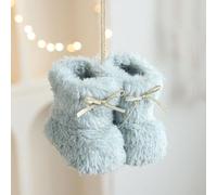 Pendentif de Noël à suspendre en forme de bottes de Père Noël en peluche de 10,2 cm, décoration d'intérieur à suspendre pour sapin de Noël, mariage, fête d'anniversaire, décoration d'intérieur
