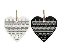 Pendentif de Noël avec message caché, décoration fantaisie en forme de cœur pour sapin de Noël, cadeau de Noël amusant pour décoration de fête à la maison