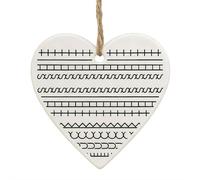 Pendentif de Noël avec message caché, décoration fantaisie en forme de cœur pour sapin de Noël, cadeau de Noël amusant pour décoration de fête à la maison