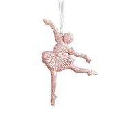 Pendentif de Noël en forme de danseuse de ballet à suspendre pour arbre, maison, porte, fenêtre, décoration de Noël