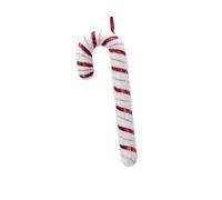 Pendentif de Noël en plastique canne à sucre 34cm rouge / blanc