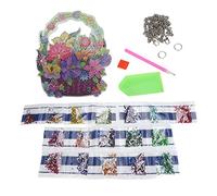 Pendentif de peinture en strass, décoration suspendue pour fenêtre à faire soi-même avec strass, décoration de porte de forme spéciale avec kit d’outils complet, lumière vive et