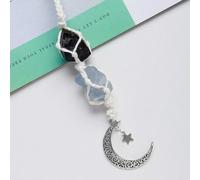 Pendentif de Poche Suspendu en Pierre de Jais Naturelle AAA en Quartz kyanite