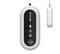 Pendentif de purificateur d'air portable - Nettoyant compact, collier ionique extérieur | USB Rechargeable Filtre léger personnellement pour les particules moisissure sanneaux animaux compagnie, burea