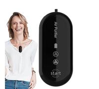 Pendentif de purificateur d'air portable - Nettoyant compact, collier ionique extérieur | USB Rechargeable Filtre léger personnellement pour les particules moisissure sanneaux animaux compagnie, burea