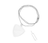 Pendentif de rangement pour médiators pour protéger les accessoires de guitare pendant les concerts - Support compact pour médiator de guitare
