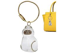 Pendentif de rangement pour poils de chat - Accessoire souvenir | Récipient en acier inoxydable avec bouchon à vis sécurisé, recueillez et conservez le chat, collier à mémoire de forme portable pour
