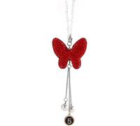 Pendentif De Rétroviseur Bling-Bling, Ornements De Papillon Suspendus Scintillants, Pendentif De Charme En Cristal, Accessoires De Décoration Suspendus De Rétroviseur Pour Le Lit De La Maison
