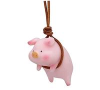 Pendentif De RéTroviseur de Voiture Cochon Porte-Bonheur Suspendu Accessoires D'IntéRieur de Voiture DéCoration Cochon Cadeaux Pour Filles Et Femmes 1