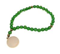 Pendentif de rétroviseur de Voiture Islamique avec versets du Coran et 33 Perles, décoration à Suspendre en Verre et résine en Acier Inoxydable, Accessoire d'intérieur Automobile de Style Turc