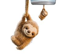 Pendentif de rétroviseur de voiture, paresseux au crochet décoration intérieure de voiture | Décoration intérieure de voiture suspendue, pour sac à main conducteur trajet quotidien road trips longs