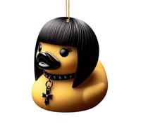Pendentif de rétroviseur de voiture - Pendentif en forme de canard en forme de canard pour voiture, poignée de porte, fenêtre, sac à dos et porte-clés