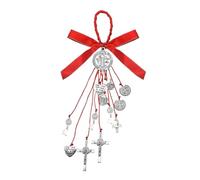 Pendentif De Rétroviseur | Décor Mural Saint Benoît | Pendentifs Décoratifs Pour Rétroviseur - Pour Auto Véhicule SUV Pickup Tableau de Bord Vitre Pare Brise Porte Entrée Voyage Fête