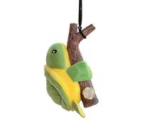 Pendentif de rétroviseurs de voiture en peluche, décoration d'accessoires d'intérieur de voiture, en peluche mignonne en forme de tortue et de panda | Tissu en peluche doux pour la peau, accesso