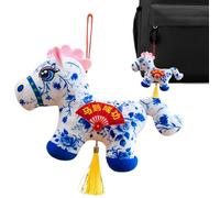 Pendentif de sac à figurines de chevaux, en peluche en peluche à pression populaire,Jouet Cheval pour | Pour Anniversaire Voiture Femmes Hommes Famille Petite amie Filles Garçons