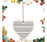 Pendentif de sapin de Noël coquin - Message coquin - Pendentif décoratif saisonnier - Décoration de Noël amusante - Pour la maison, le bureau, l'école, l'appartement, le jardin, la cour