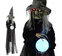 Pendentif de sorcière Halloween 119147 Noir (183 Cm) Blanc G