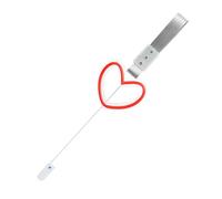 Pendentif De Voiture - 9,1 X 10,1 X 1,4 Cm, Lumière Décorative Intérieure LED | Anneau D'avertissement De Sécurité Pour Pare-chocs Arrière Sans Fil, Lumineux Vibrant | Ornement LED De Voiture E