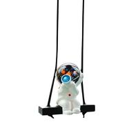 Pendentif de voiture astronaute astronaute - Décoration de voiture avec un pendentif astronaute télescopique - Accessoire de voiture - Ornement suspendu en résine - Décoration intérieure de voiture