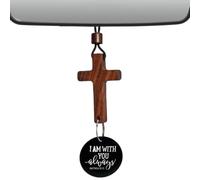 Pendentif de voiture, décoration de miroir suspendu pour rétroviseur - Bijoux religieux chrétiens pour camion salon chambre famille église