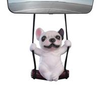 Pendentif De Voiture En Forme D'animal Oscillant - Matériau En De Plastique, Adorable Chien Suspendu, Ornement De Balançoire, Tableau De Bord, Rétroviseur, Décoration De Véhicule, Charme Intér